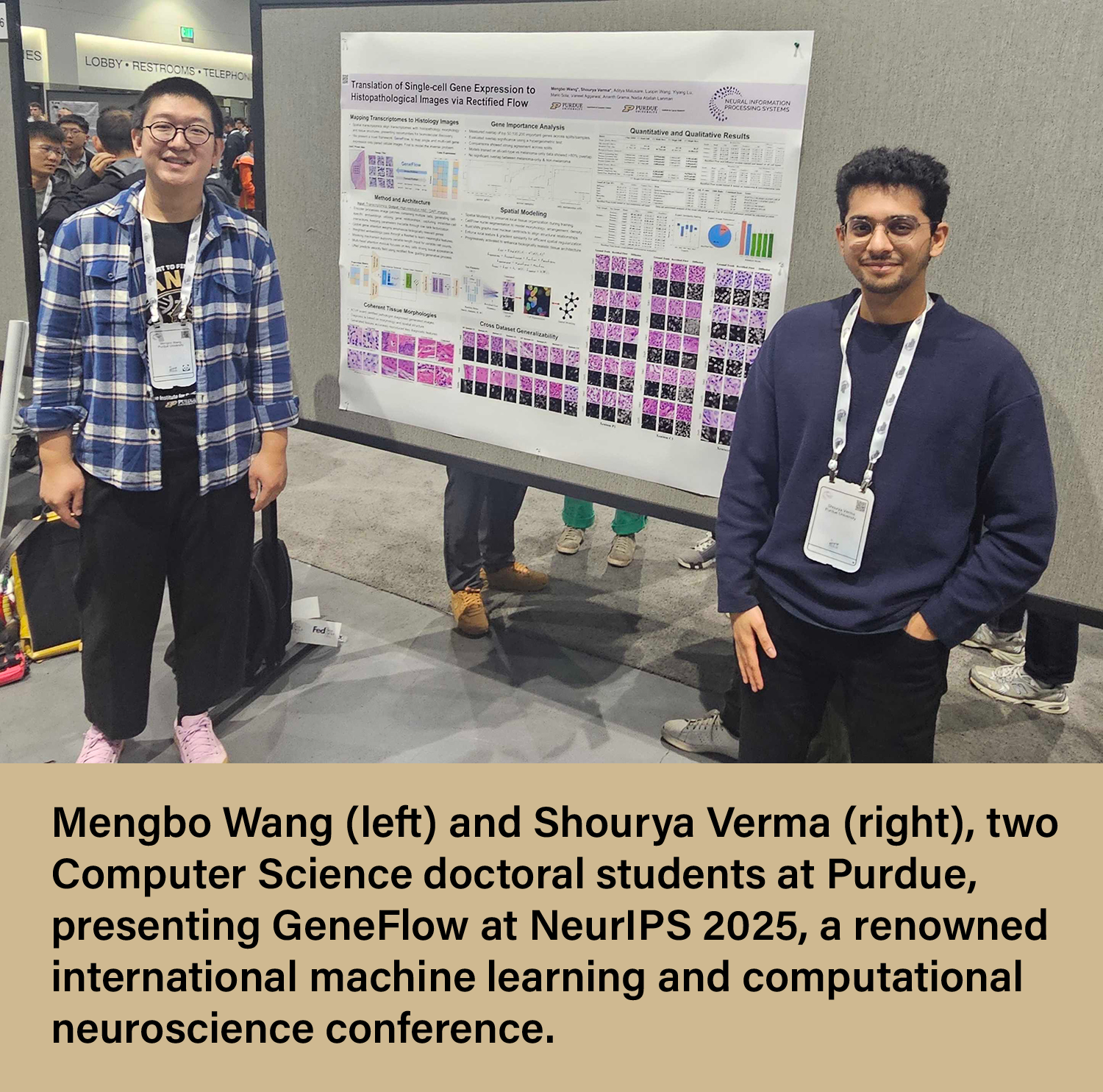 Two PhD students 