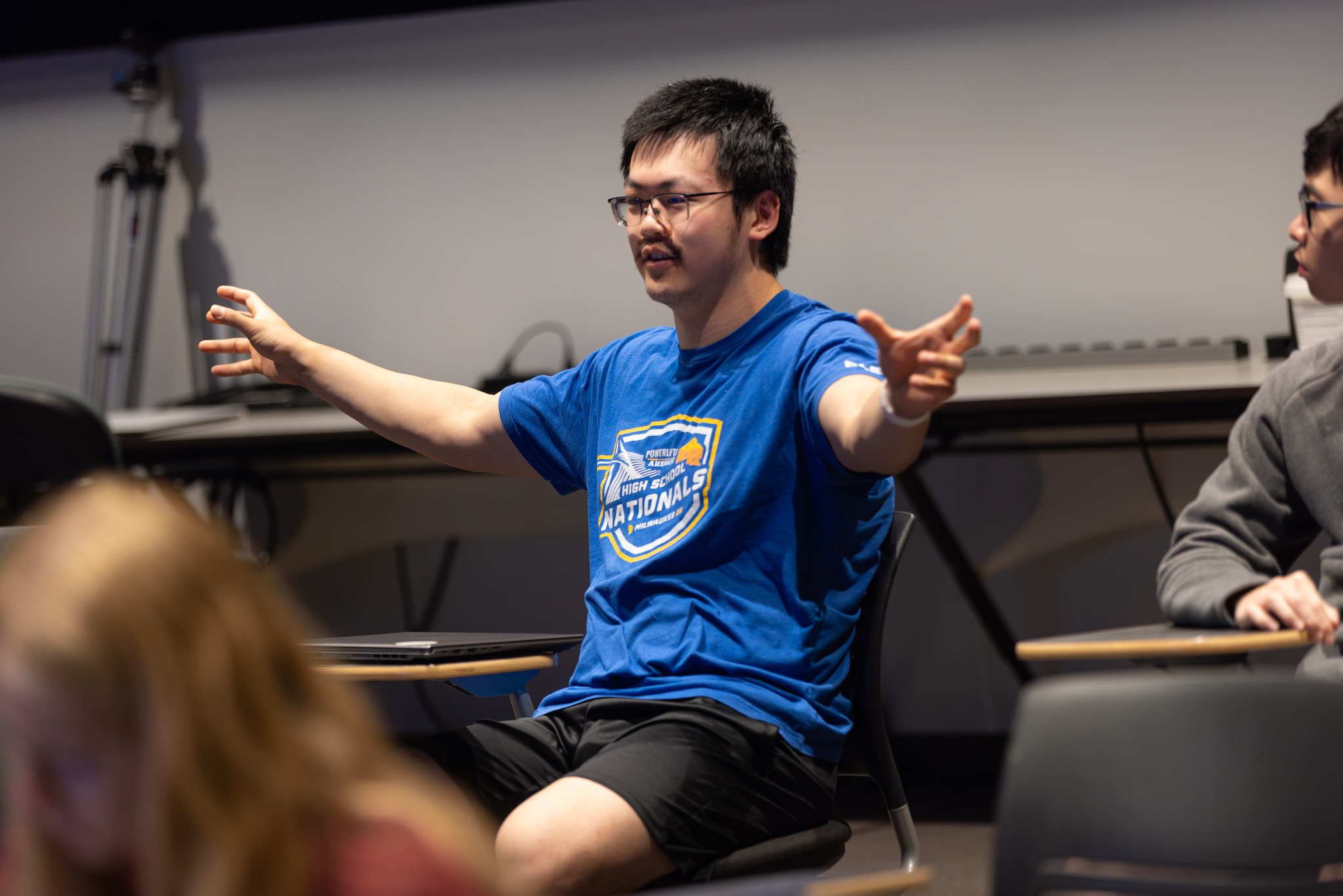Eric Jin during a summer series workshop hosted by RCAC and SURF