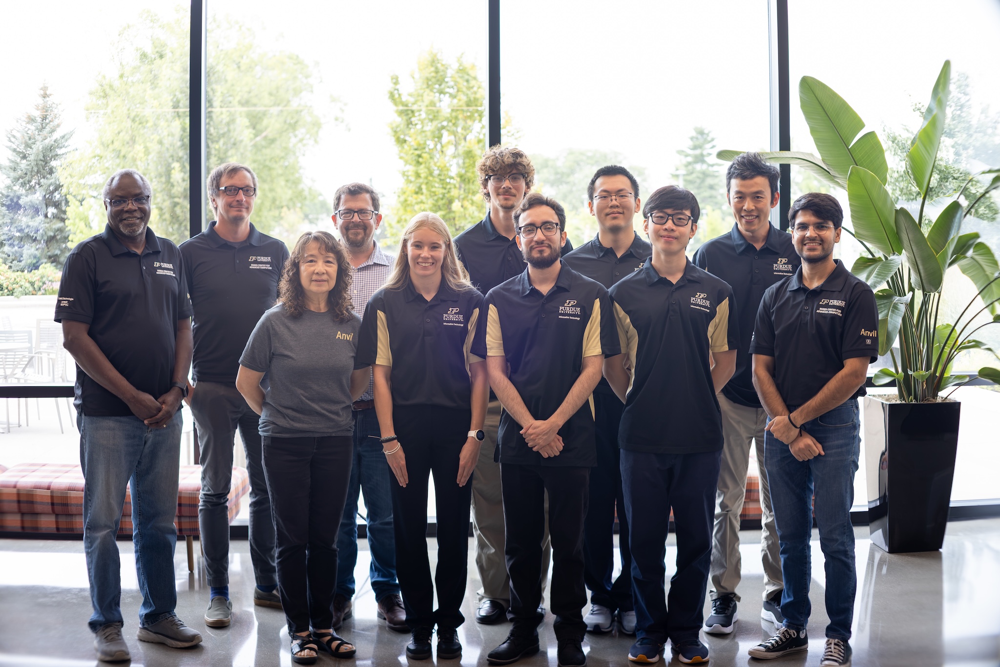 Group photo of 2026 CI-XP Summer Internship Program students, mentors, and RCAC executive team members