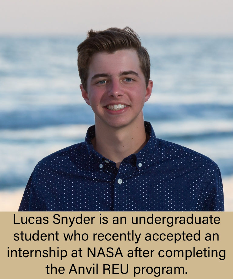 RCAC - Anvil REU Program helps student achieve NASA internship (April ...
