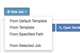 The job composer interface