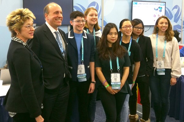 Team with the U.S. Department of Energy Under Secretary of Science Paul Dabbar