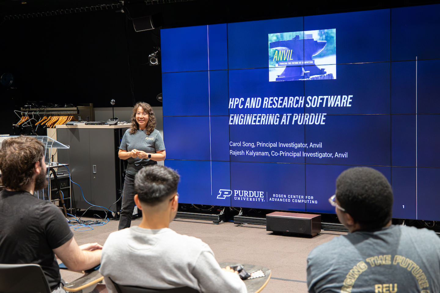 Carol Song Presents at Anvil REU 2023